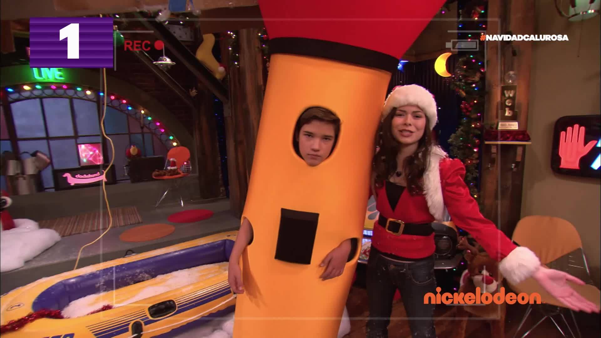 Top 3 Momentos NavideÑos Parte 2 Icarly Clips Nickelodeon