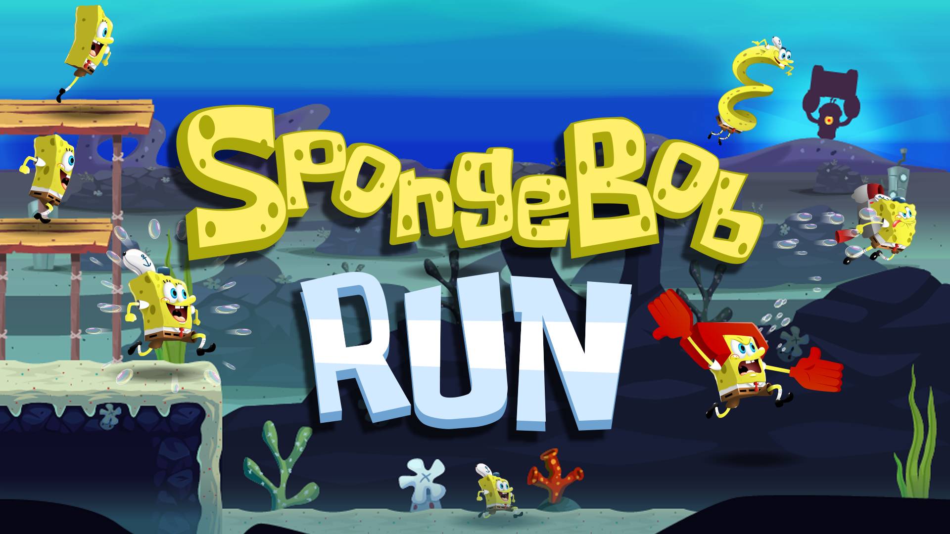 patrick from spongebob running