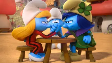 Smurfette Learns to Relax w/ Lazy Smurf! 😴 The Smurfs Full Scene