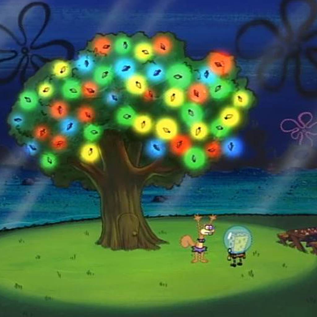 spongebob christmas tree